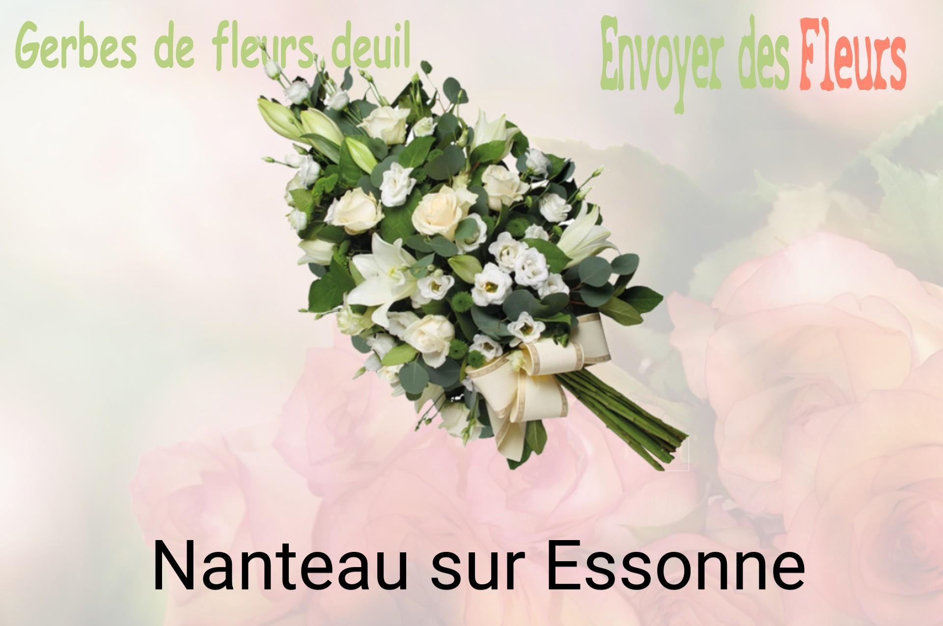 Gerbe de fleurs de deuil livrée à Nanteau-sur-Essonne